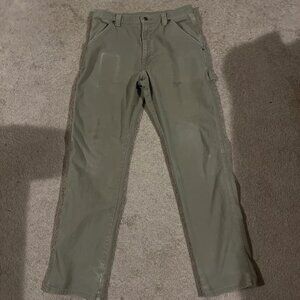 Men’s Wrangler Straight Leg Tan/Khaki Carpenter Jeans 32x34